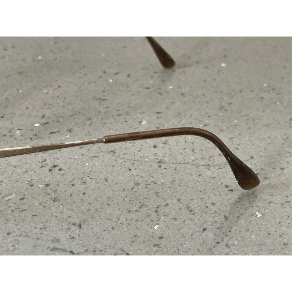 Safilo Elasta 7121 Eyeglasses FRAMES ONLY 53-19-145 Italy Full Rim Brown bronze